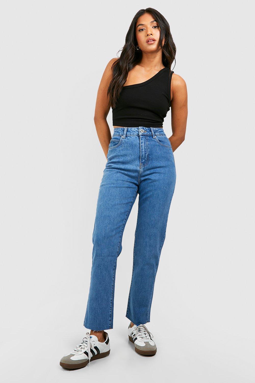 Raw hem 2025 jeans petite